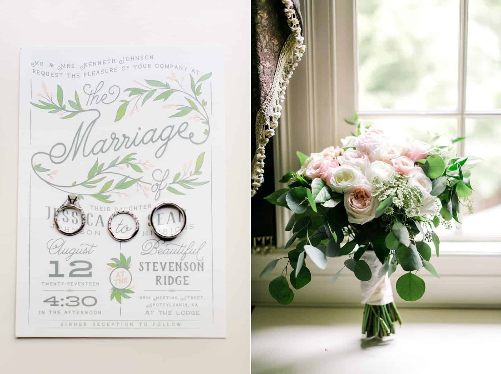 Pink & Green Summer Stevenson Ridge Wedding