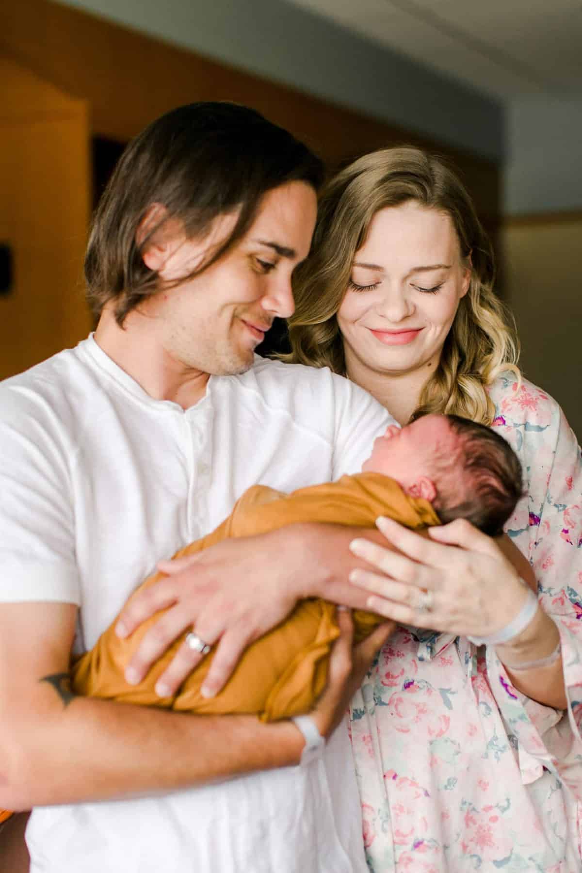 DIY Hospital Newborn Photos