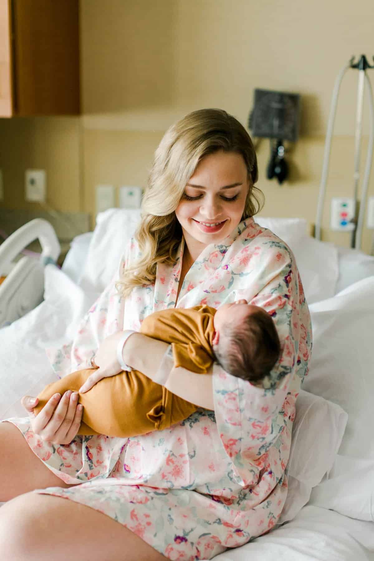 DIY Hospital Newborn Photos