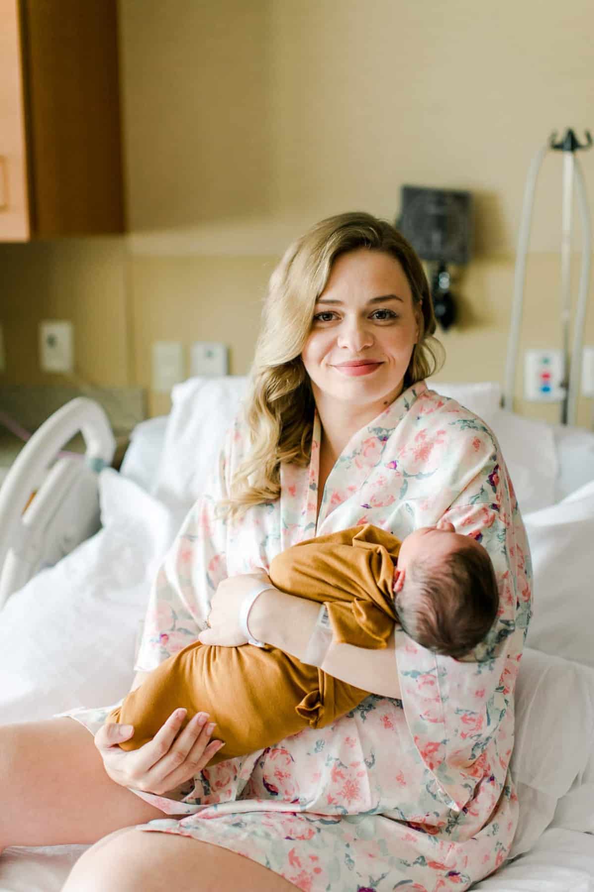 DIY Hospital Newborn Photos