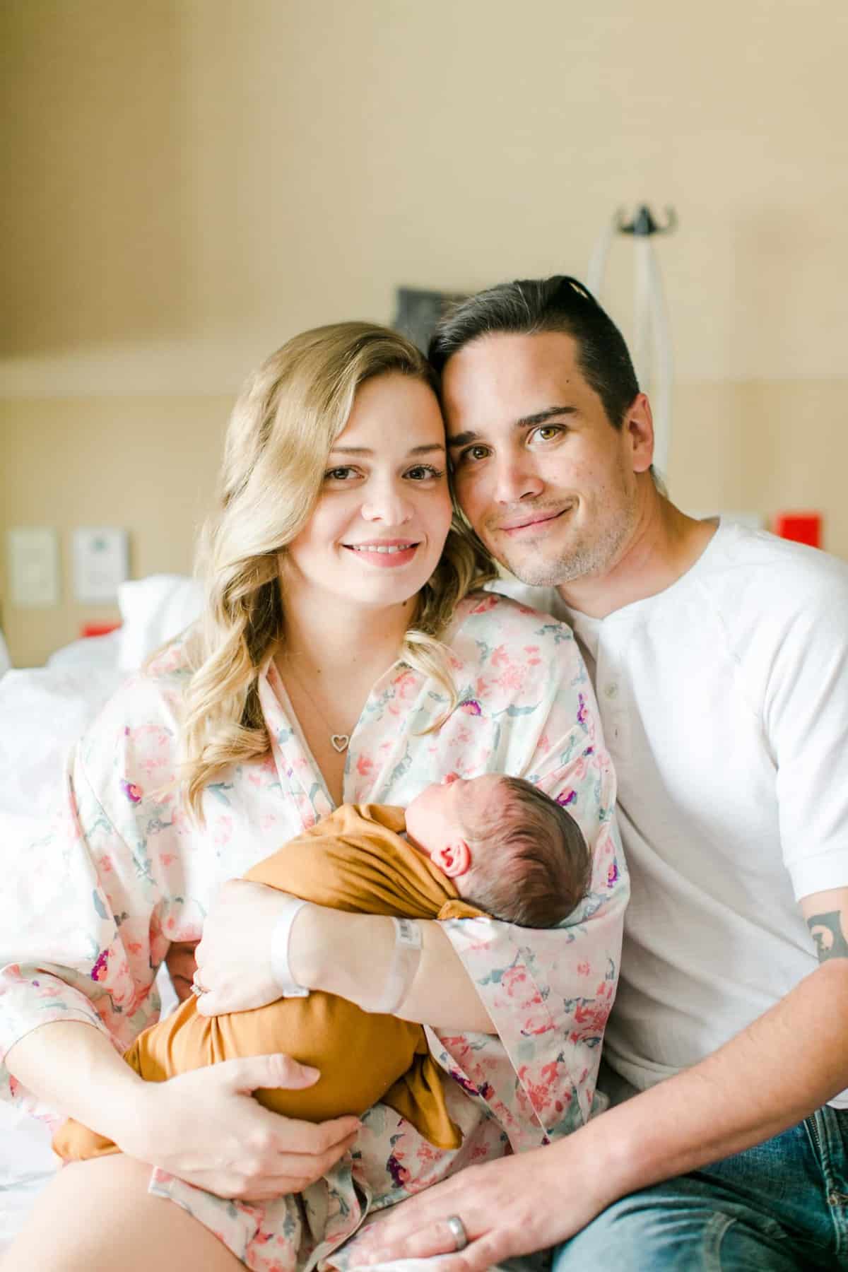 DIY Hospital Newborn Photos